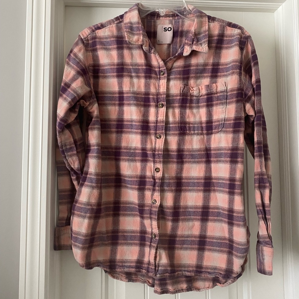Pink Flannel Top